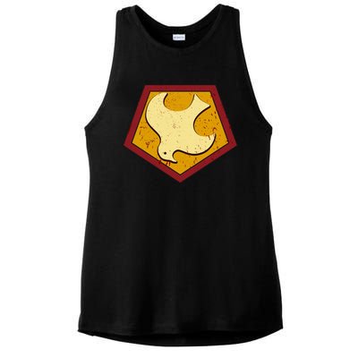 Peacemaker Superhero Emblem Ladies PosiCharge Tri-Blend Wicking Tank