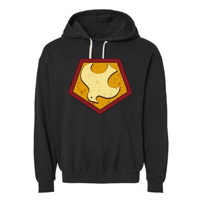 Peacemaker Superhero Emblem Garment-Dyed Fleece Hoodie
