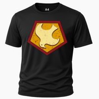 Peacemaker Superhero Emblem Cooling Performance Crew T-Shirt