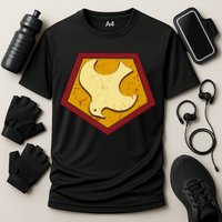 Peacemaker Superhero Emblem Cooling Performance Crew T-Shirt