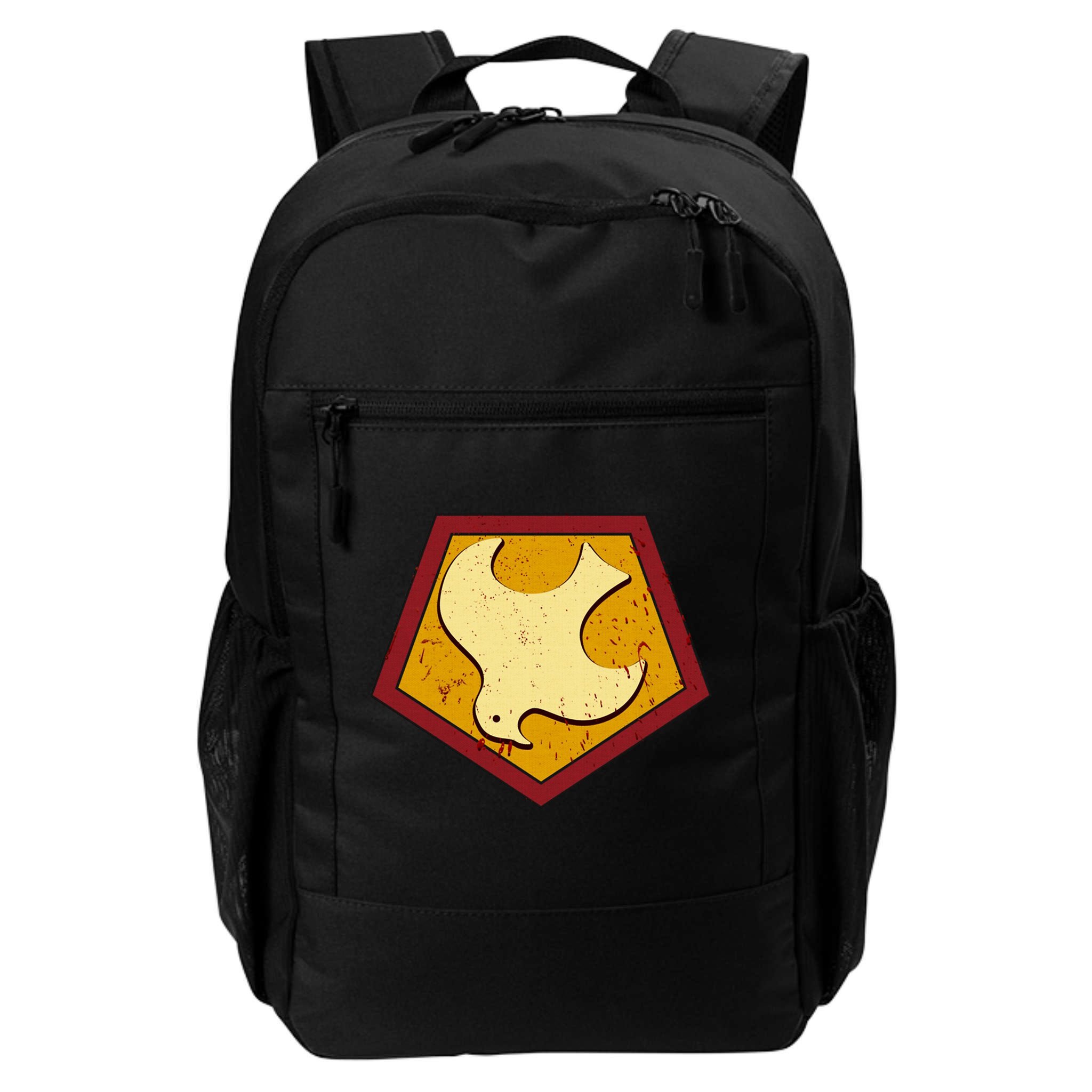 Peacemaker Superhero Emblem Backpack