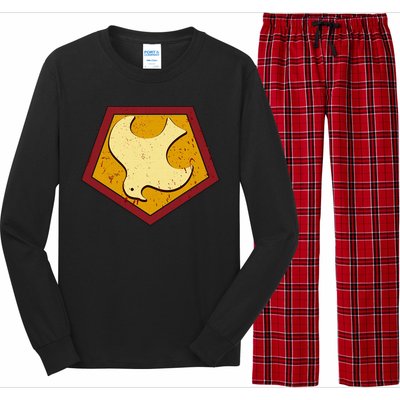 Peacemaker Superhero Emblem Long Sleeve Pajama Set