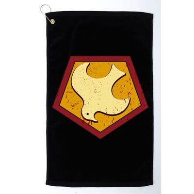 Peacemaker Superhero Emblem Platinum Collection Golf Towel