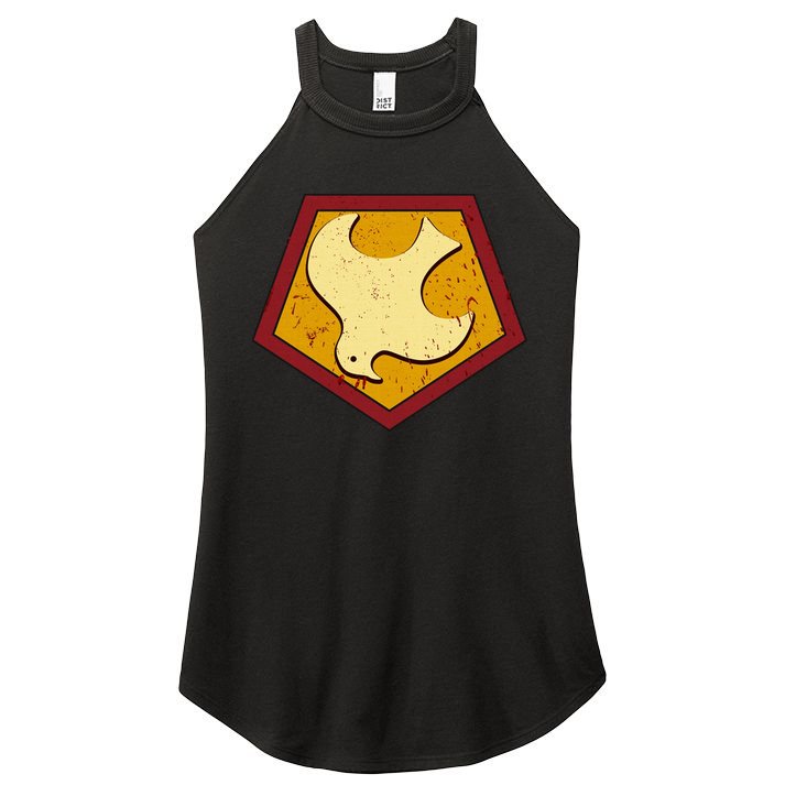 Peacemaker Superhero Emblem Women's Perfect Tri Rocker Tank