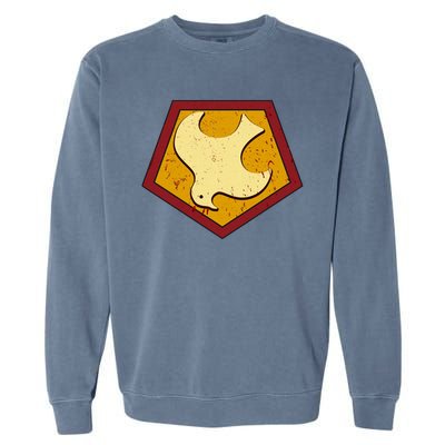 Peacemaker Superhero Emblem Garment-Dyed Sweatshirt