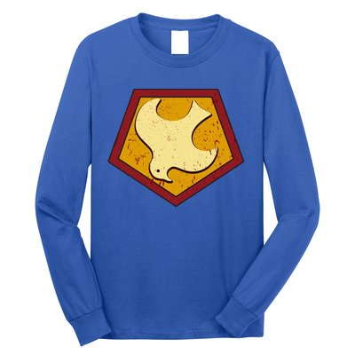 Peacemaker Superhero Emblem Long Sleeve Shirt