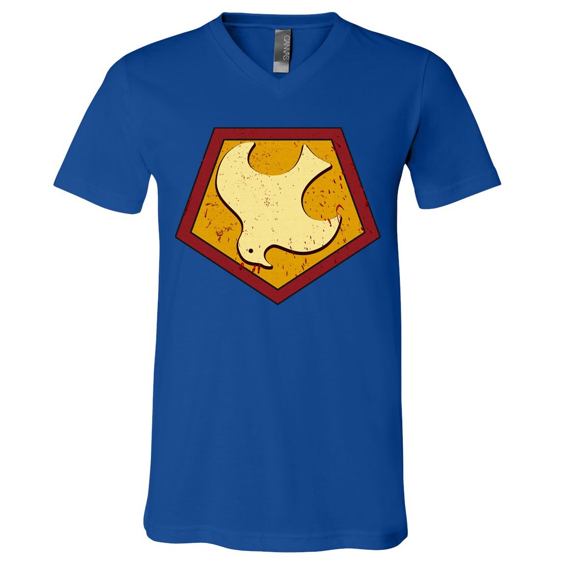 Peacemaker Superhero Emblem V-Neck T-Shirt