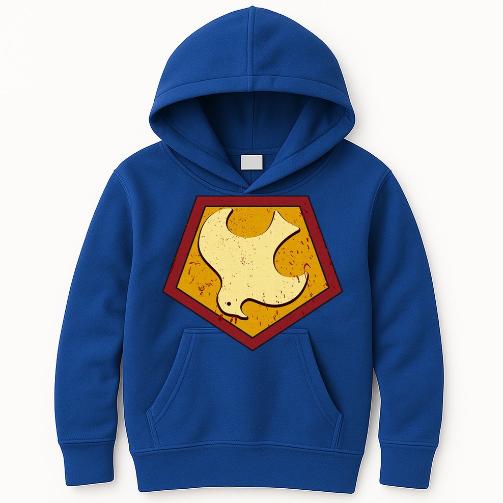 Peacemaker Superhero Emblem Kids Hoodie