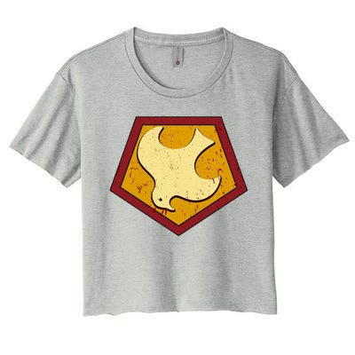 Peacemaker Superhero Emblem Women's Crop Top Tee