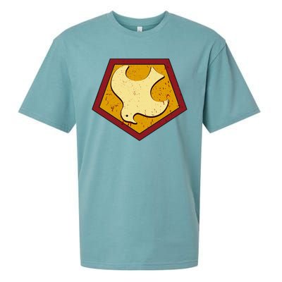 Peacemaker Superhero Emblem Sueded Cloud Jersey T-Shirt