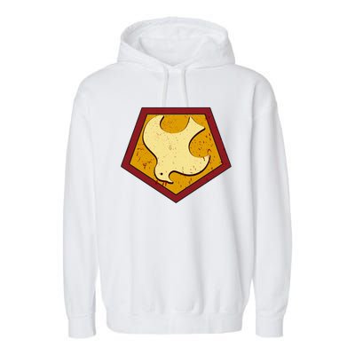 Peacemaker Superhero Emblem Garment-Dyed Fleece Hoodie