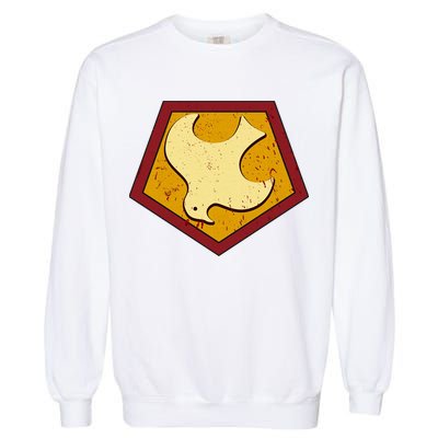 Peacemaker Superhero Emblem Garment-Dyed Sweatshirt