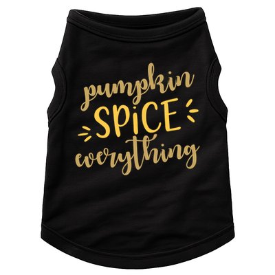Pumpkin Spice Everything Doggie Tank