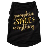Pumpkin Spice Everything Doggie Tank