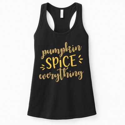 Pumpkin Spice Everything Womens Tank Top