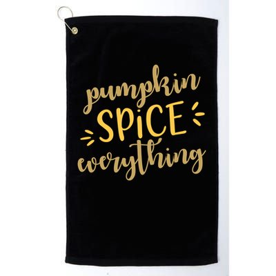Pumpkin Spice Everything Golf Towel