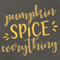 Pumpkin Spice Everything Cotton Canvas Backpack