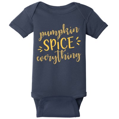 Pumpkin Spice Everything Baby Bodysuit