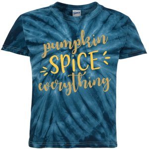 Pumpkin Spice Everything Kids Tie-Dye T-Shirt