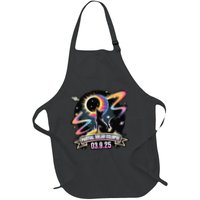 Partial Solar Eclipse 2025 Cat Lover Astronomy 3.29.25 Full-Length Apron With Pockets