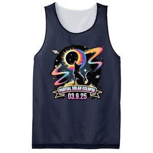 Partial Solar Eclipse 2025 Cat Lover Astronomy 3.29.25 Mesh Reversible Basketball Jersey Tank