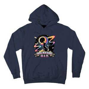 Partial Solar Eclipse 2025 Cat Lover Astronomy 3.29.25 Tall Hoodie