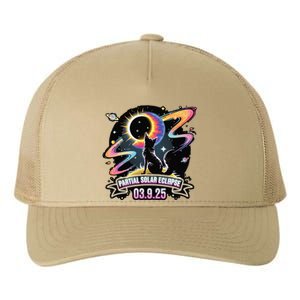 Partial Solar Eclipse 2025 Cat Lover Astronomy 3.29.25 Yupoong Adult 5-Panel Trucker Hat