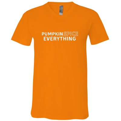 Pumpkin Spice Everything V-Neck T-Shirt