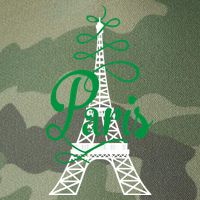 Paris Script Eiffel Tower French France Legacy Tie Dye Trucker Hat