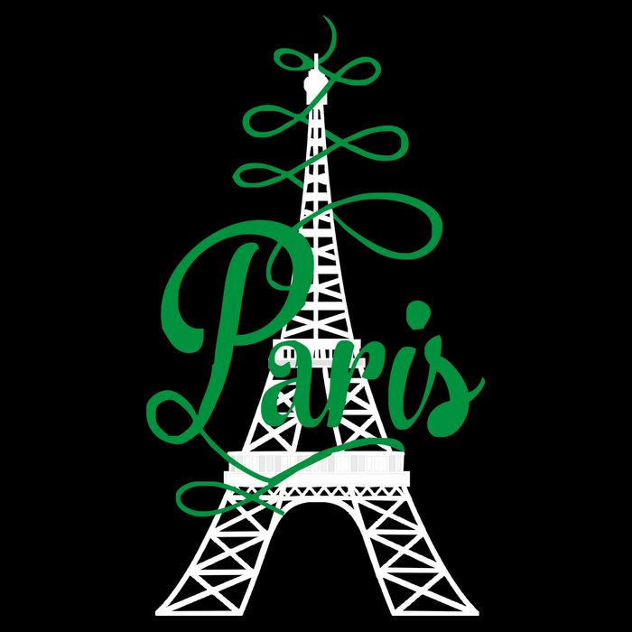 Paris Script Eiffel Tower French France Mug