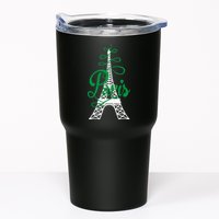 Paris Script Eiffel Tower French France Tumbler