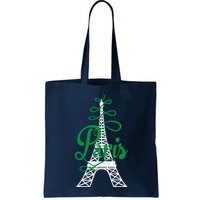 Paris Script Eiffel Tower French France Bag