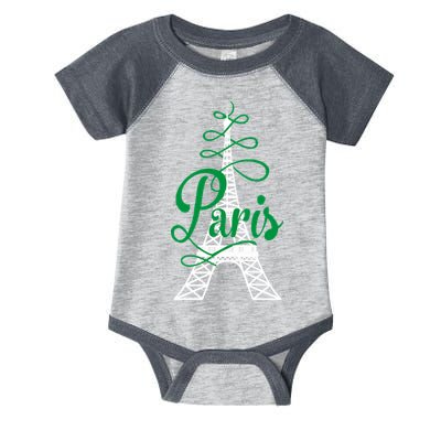 Paris Script Eiffel Tower French France Infant Baby Jersey Bodysuit