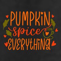 Pumpkin Spice Everything Holiday Festive 7 Panel Mesh Trucker Snapback Hat