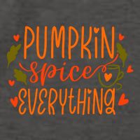 Pumpkin Spice Everything Holiday Festive Vector Backpack