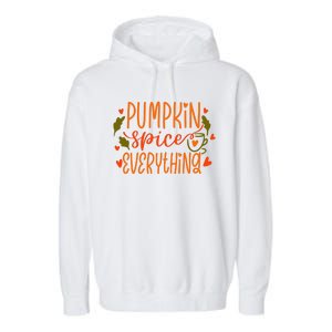 Pumpkin Spice Everything Holiday Festive Garment-Dyed Fleece Hoodie