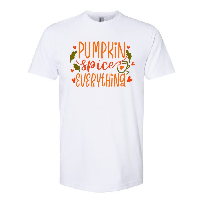 Pumpkin Spice Everything Holiday Festive Softstyle® CVC T-Shirt