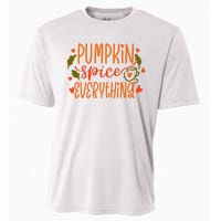 Pumpkin Spice Everything Holiday Festive Cooling Performance Crew T-Shirt