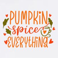 Pumpkin Spice Everything Holiday Festive Cooling Performance Crew T-Shirt