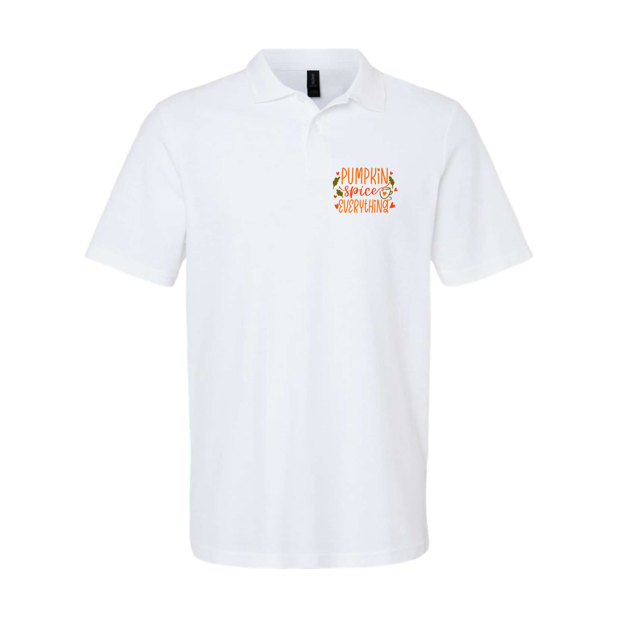 Pumpkin Spice Everything Holiday Festive Polo