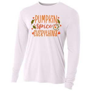 Pumpkin Spice Everything Holiday Festive Cooling Performance Long Sleeve Crew