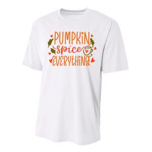 Pumpkin Spice Everything Holiday Festive Performance Sprint T-Shirt