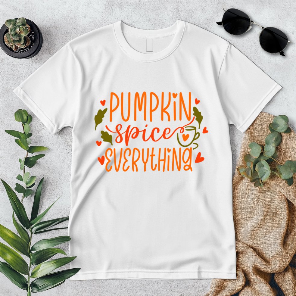 Pumpkin Spice Everything Holiday Festive Premium T-Shirt