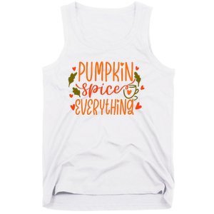 Pumpkin Spice Everything Holiday Festive Tank Top