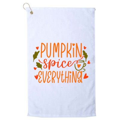 Pumpkin Spice Everything Holiday Festive Golf Towel