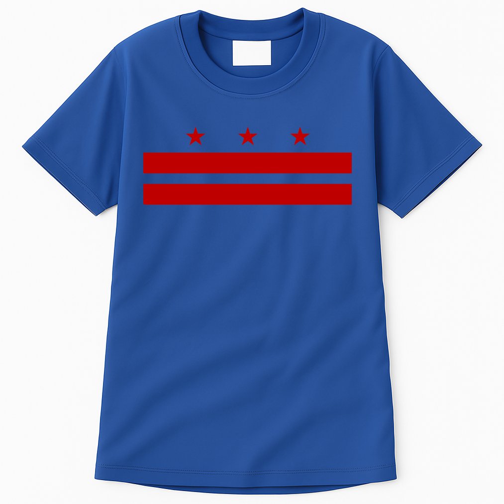 Patriotic State Flag Of Washington Dc Cool Gift Tall T-Shirt
