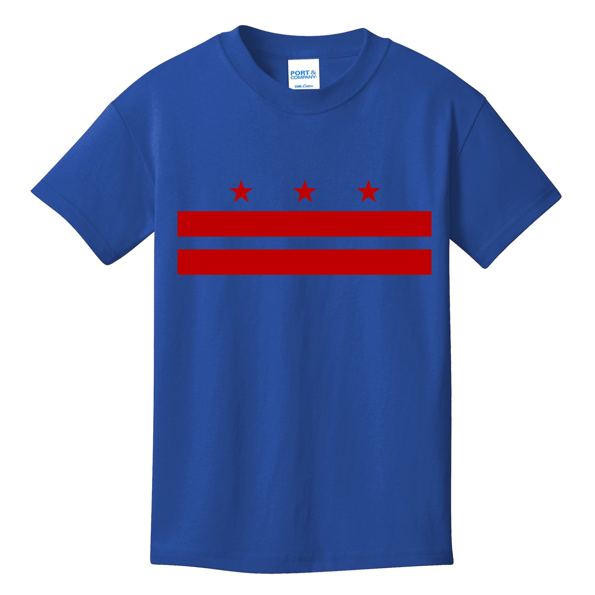 Patriotic State Flag Of Washington Dc Cool Gift Kids T-Shirt