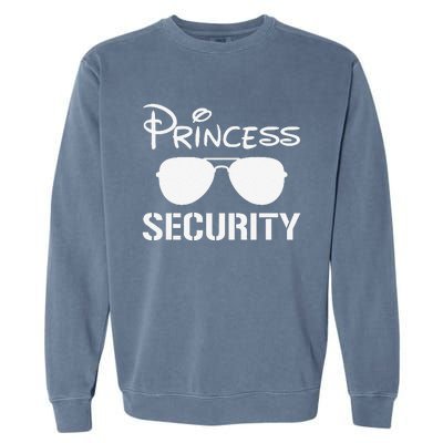 Princess Security Funny Birthday Halloween Party Design Garment-Dyed Sweatshirt