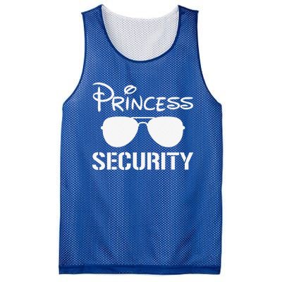 Princess Security Funny Birthday Halloween Party Design Mesh Reversible Basketball Jersey Tank