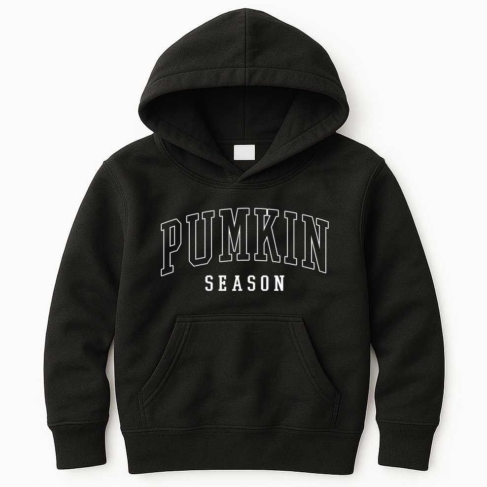 Pumpkin Season Fall Lover Kids Hoodie
